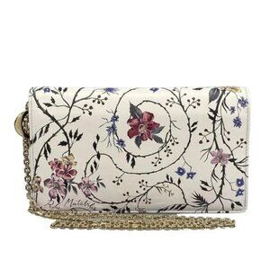 DIOR/ChristianDior - White Bordeaux Multi Leather Shoulder Bag